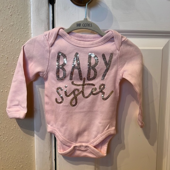 Sequin baby sister onesie - Picture 1 of 4